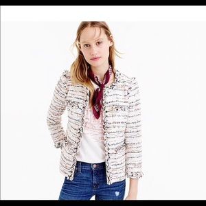 J. Crew Collection French Tweed Blazer Jacket